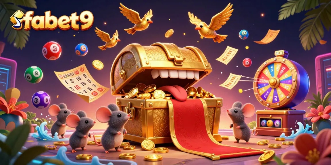 Experience the excitement of fabet9 with vibrant lottery elements and thrilling gaming atmosphere.