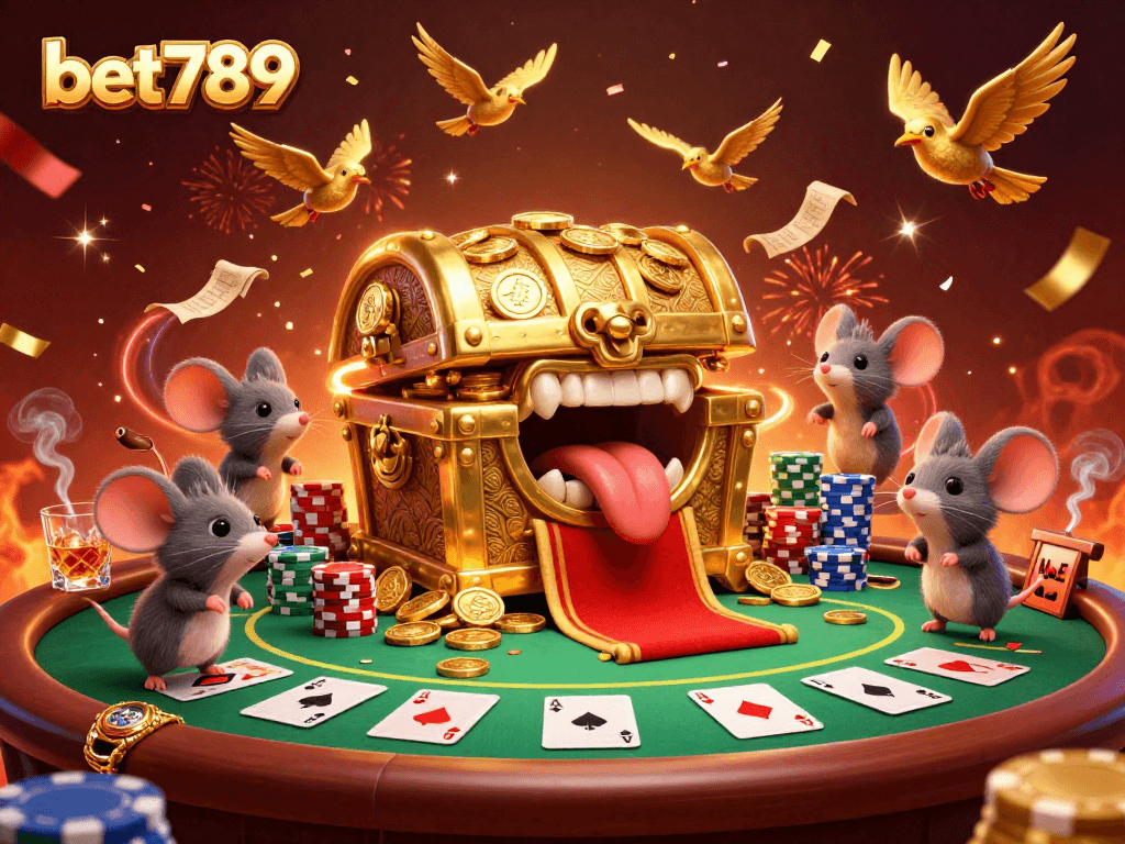 Experience high-stakes excitement with bet789's vibrant casino scene featuring poker action and adventure.