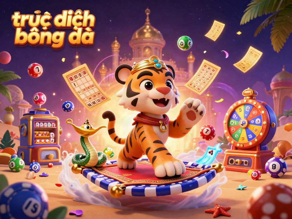 Experience exciting trực tiếp bóng đá action with vibrant gaming illustrations for online casinos.