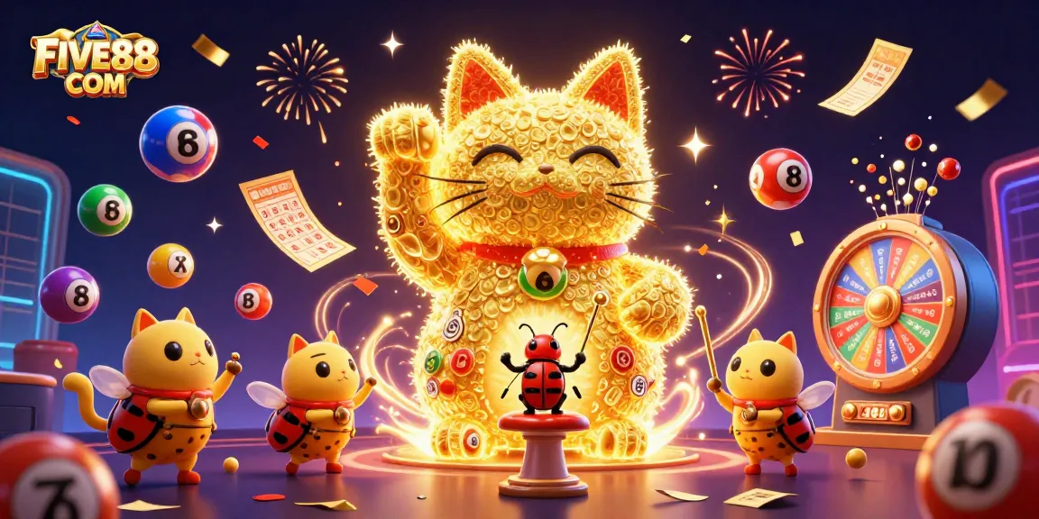 Engage with the dynamic world of FIVE88 COM through a lively scene showcasing casino excitement.