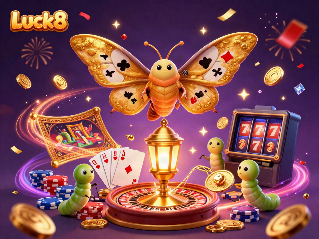 Engage in the Luck8 casino experience with vibrant games and joyful celebrations.
