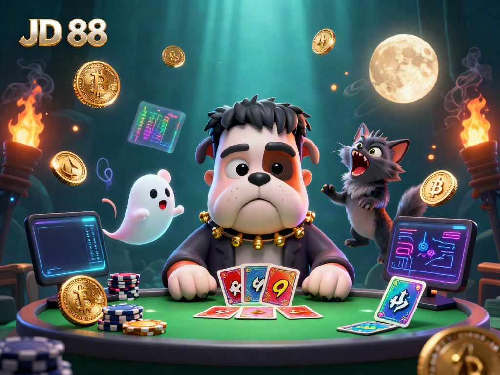 JD 88 delivers thrilling gambling action with a charming trio in a vibrant casino scene.