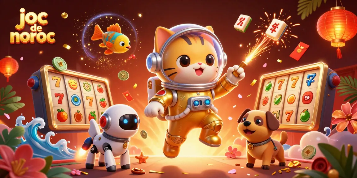 Joacă jocuri de noroc cu sloturi captivante în această ilustrație 3D vibrantă.