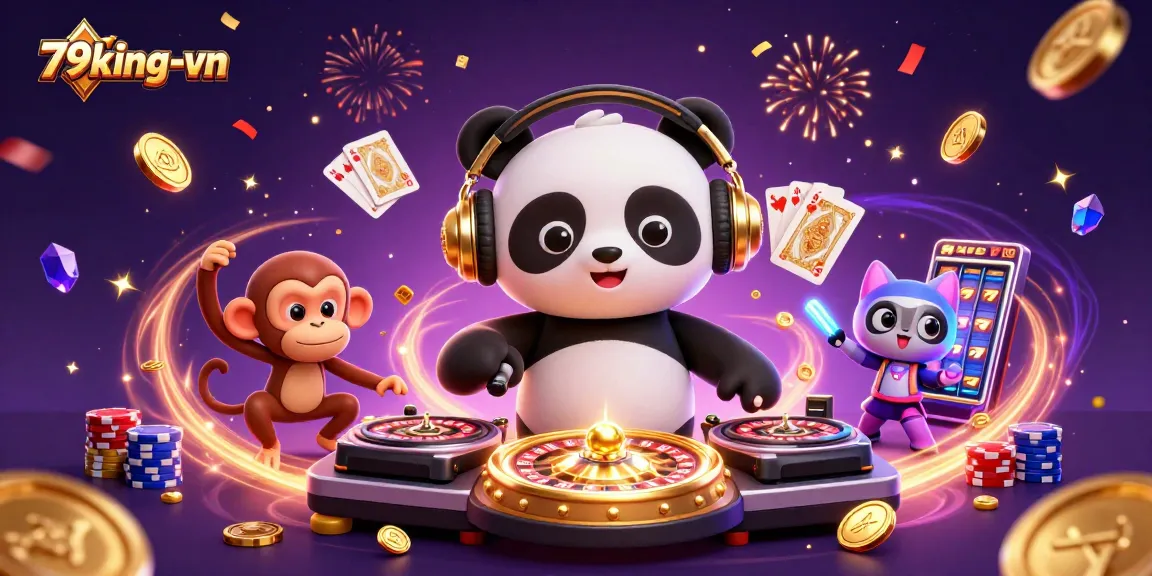 Experience the excitement of winning with 79king-vn's vibrant gaming scene featuring dynamic casino elements.