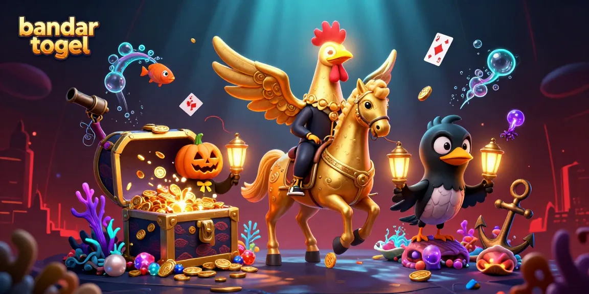 Engage in thrilling bandar togel action with a golden rooster in a dazzling casino scene.