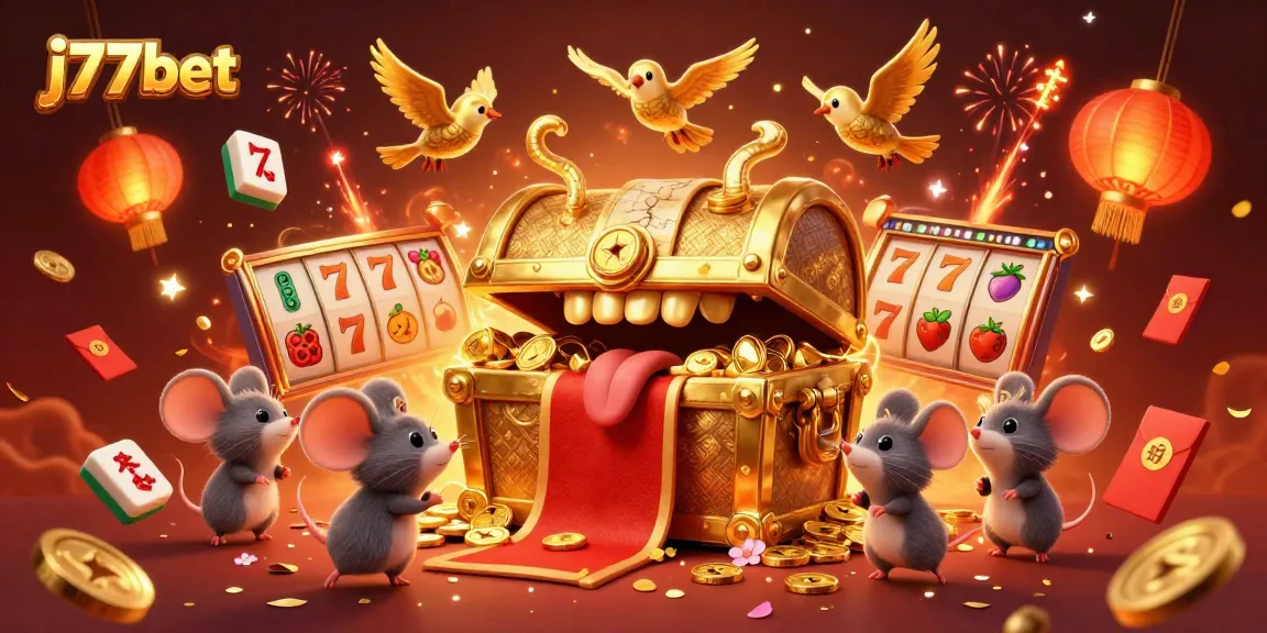 Experience the thrill of j77bet with an exciting scene filled with dynamic gambling elements and vibrant characters.