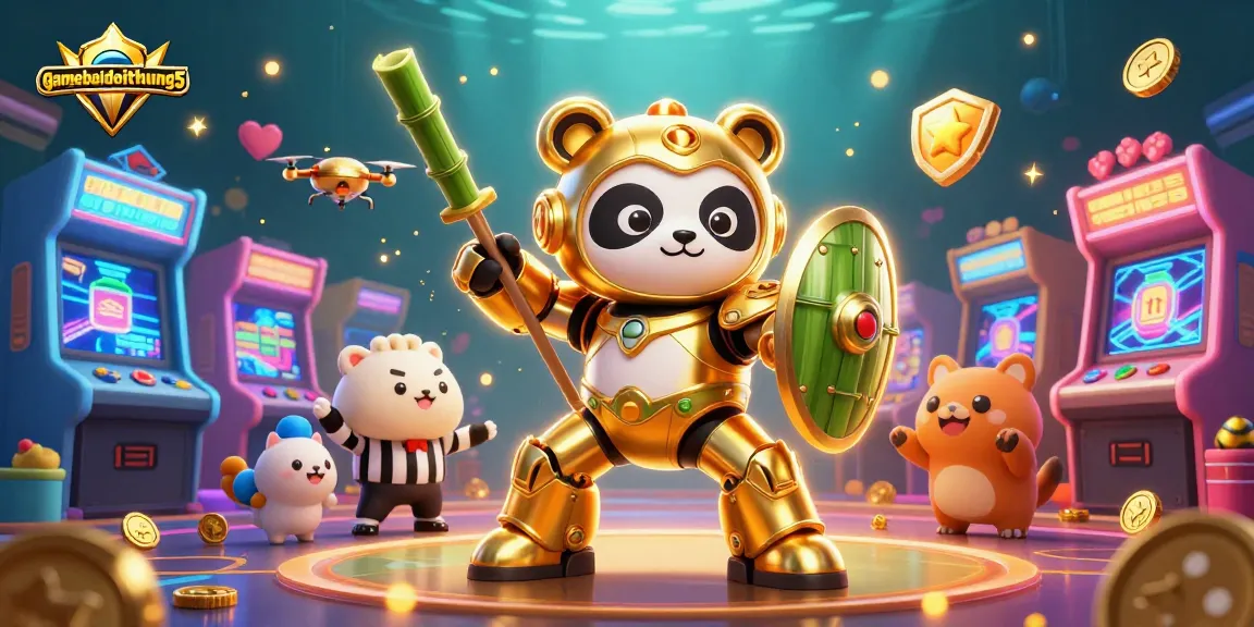 Engage in thrilling gameplay at gamebaidoithuong5 with vibrant characters in an immersive casino setting.