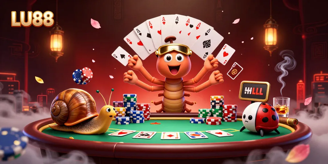 Experience the excitement of LU88 casino gameplay with dynamic characters and vibrant elements.