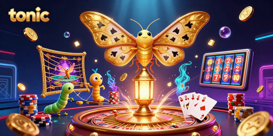 Experience thrilling gameplay with tonic at the vibrant casino scene of slots and roulette.