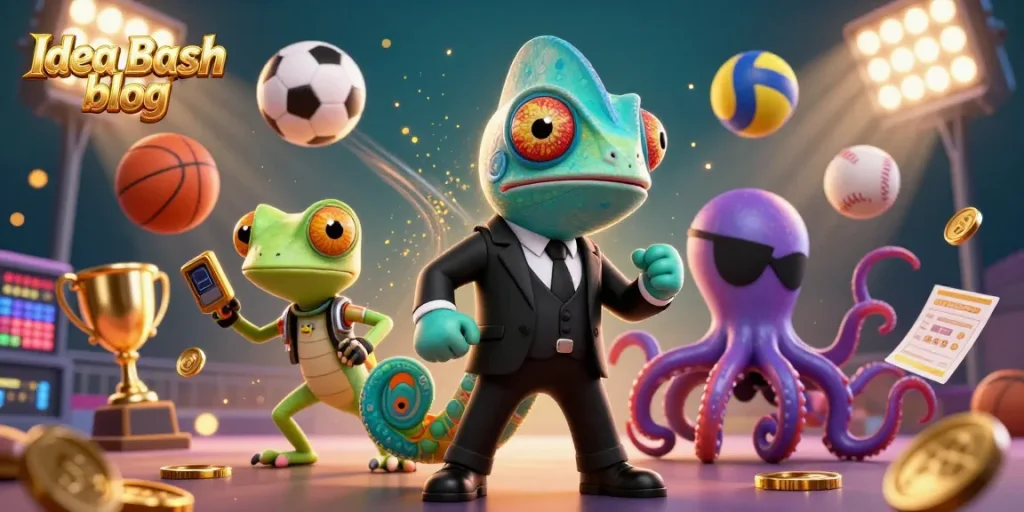 Engage with the thrilling world of gambling at Idea Bash blog, featuring dynamic scenes of excitement and chance.